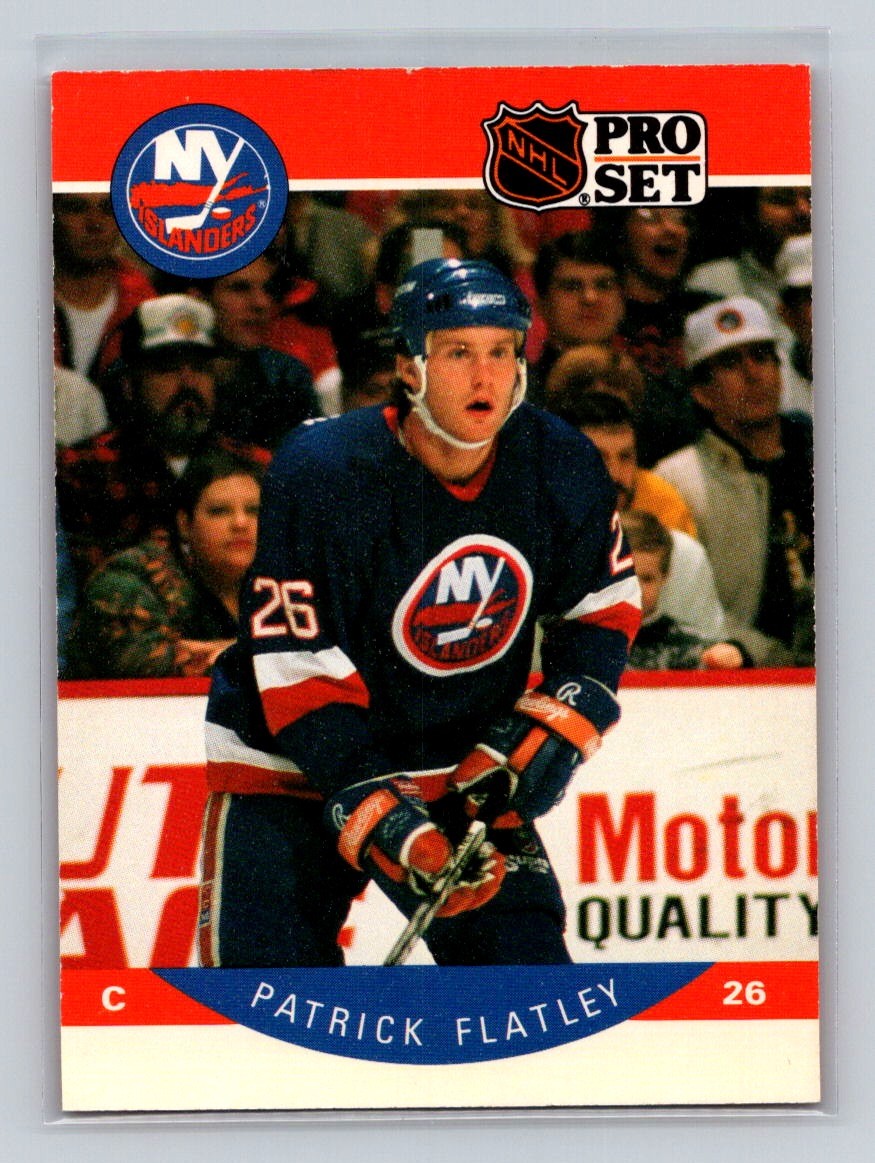1990-91 Pro Set #182a Patrick Flatley New York Islanders