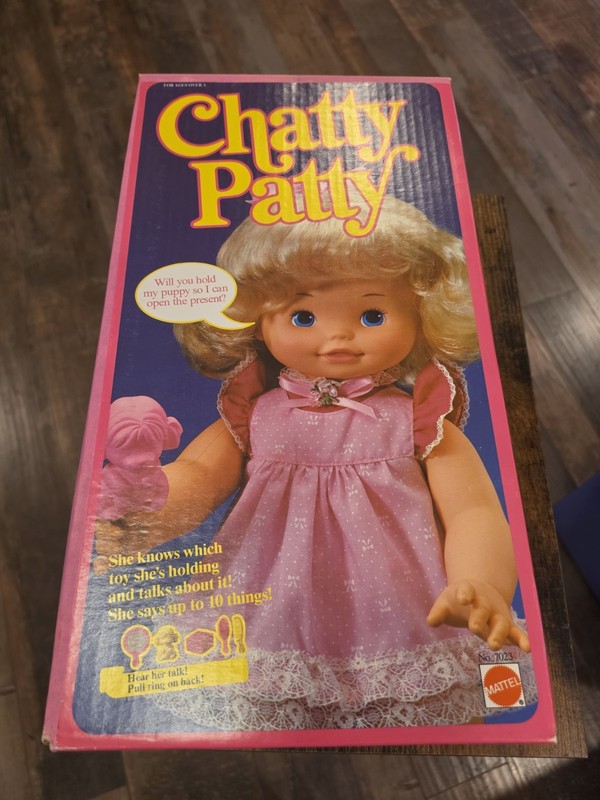 Vintage Chatty Patty Baby Doll 1983 Mattel Item No 7023 NEW