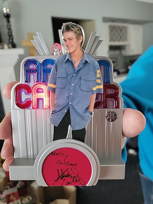 2002 Aaron Carter The Clapping Song Music and Lights,Christmas Ornament NIB