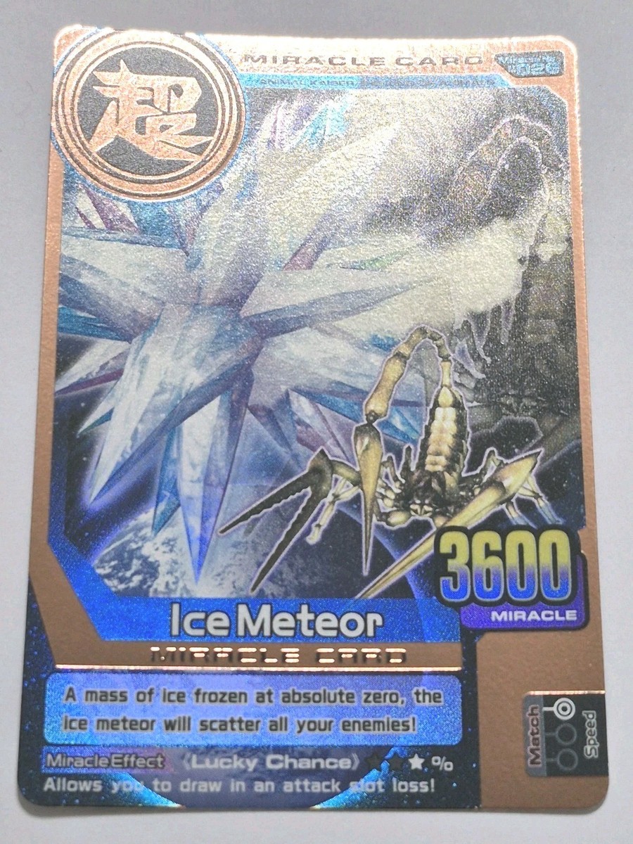 Brand New (Unused) Animal Kaiser Plus Version 2 Bronze Card (Ice