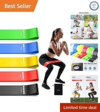 Set completo di fasce elastiche per esercizi - perfette per yoga, pilates e forza
