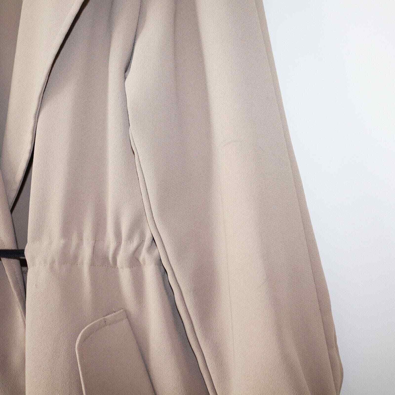 Zara Basic Outerwear Crepe Utility Drawstring Tre… - image 6