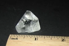 0.9" SMALL NATURAL CLEAR APOPHYLLITE CRYSTAL POINT PYRAMID FROM INDIA ~ 8.7g *A1