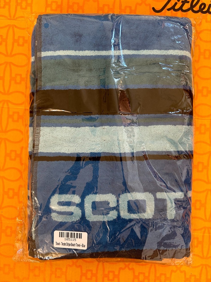 Scotty Cameron Titleist Golf Beach Towel Tecate Stripe Blue