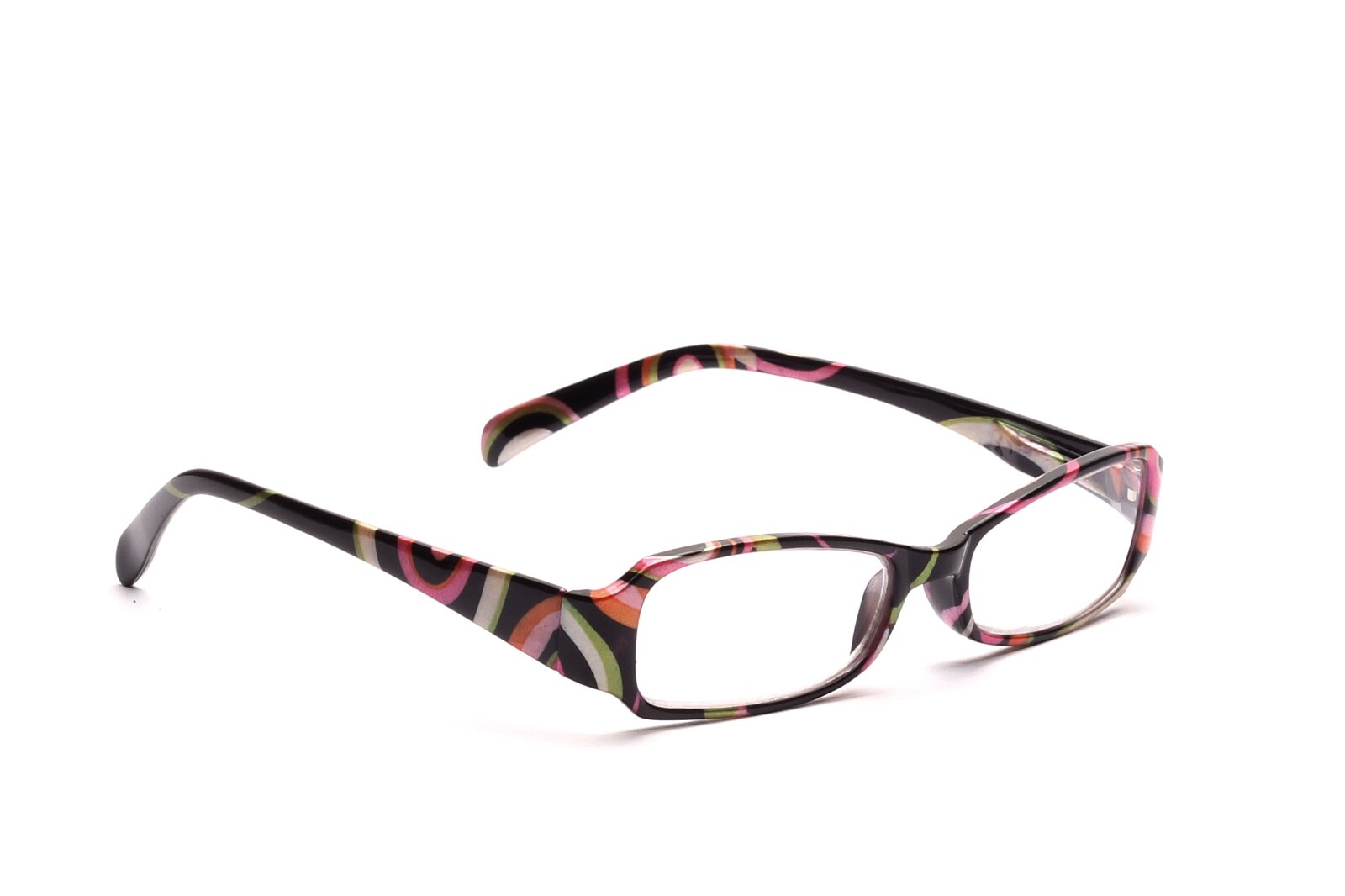 Модель Lesebrille Bunt Damen Schwarz Muster Flexbgel Stil Elegant Etui 10 30 35 2790₽