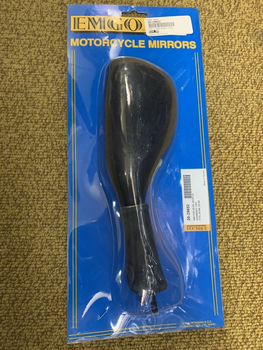 Emgo 20-29652 Black Finish Left Hand Side Replacement Mirror