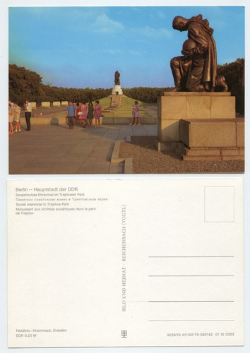 111424 - Berlin - Sowjetisches Ehrenmal im Treptower Park - alte Ansichtskarte