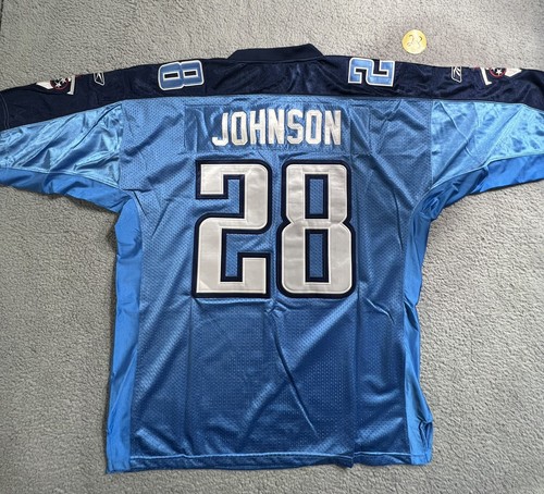 Vintage Reebok NFL Tennessee Titans Chris Johnson #28 Jersey Size 56 - Picture 5 of 6