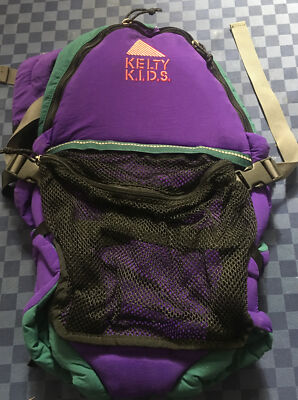 Kelty K.I.D.S Carrier Baby Träger Kangaroo Front Pack  Grün/Aubergine