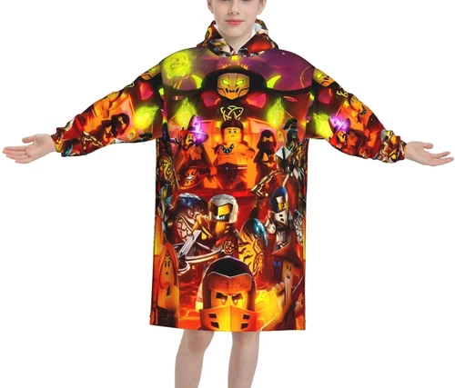 Ninjago Cartoon Oversized Blanket Hoodie