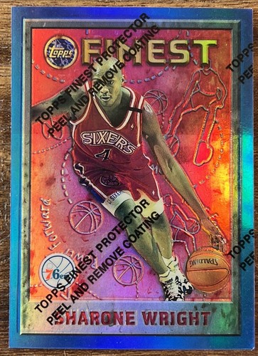 1995 Topps Finest Sharone Wright #4 card