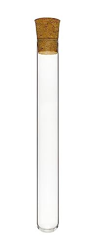 12 Pack Glass Test Tubes with Cork Stoppers 25mL for Lab Use - Picture 2 of 3
