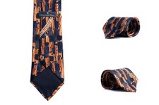 Men's Ermenegildo Zegna Abstract Floral Study Luxury 100 Silk Neck Tie Italy