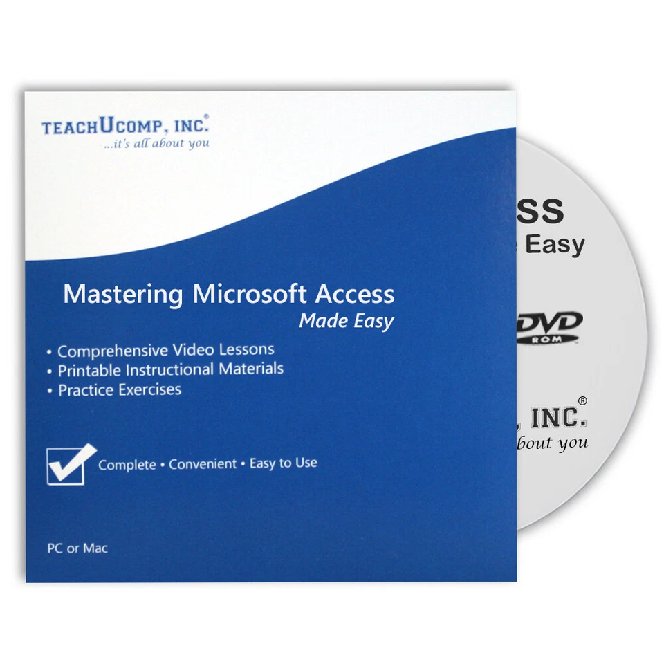 Learn Microsoft ACCESS 2013/2010 Training Tutorial DVD-ROM Course 111 Lessons - Image 2 of 4