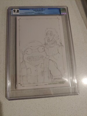  TMNT THE LAST RONIN #2 Justin Roiland Pencil limited 300 CGC 9.8