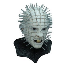 Ghoulish Productions Pinhead Deluxe Adult Latex Mask-Neck Realistic Horror Demon