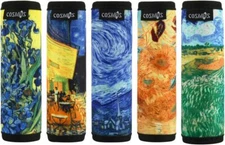 CM Pack of 5 Neoprene Luggage Handle Wrap Painting Patterns - VANGO (5 Pcs) 