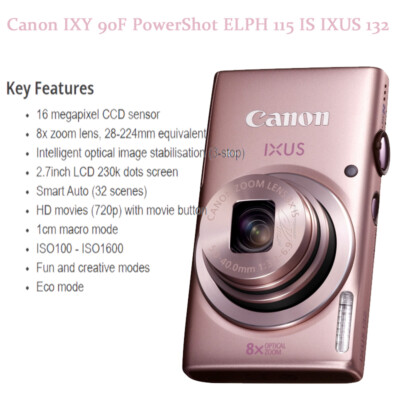 Canon IXY 90F ピンク デジタルカメラ s-l400.jpg