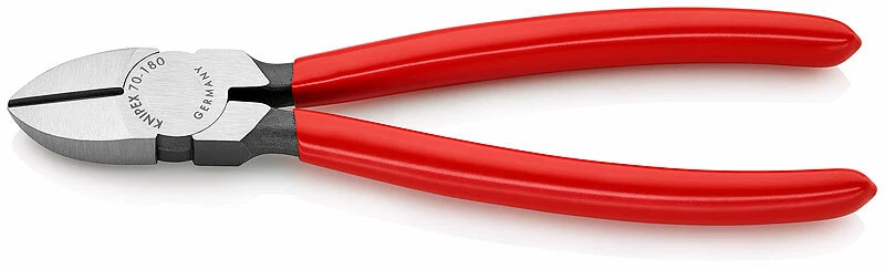 Knipex 70 01 Diagonal Side Cutters :- Choice of sizes 110mm to 180mm