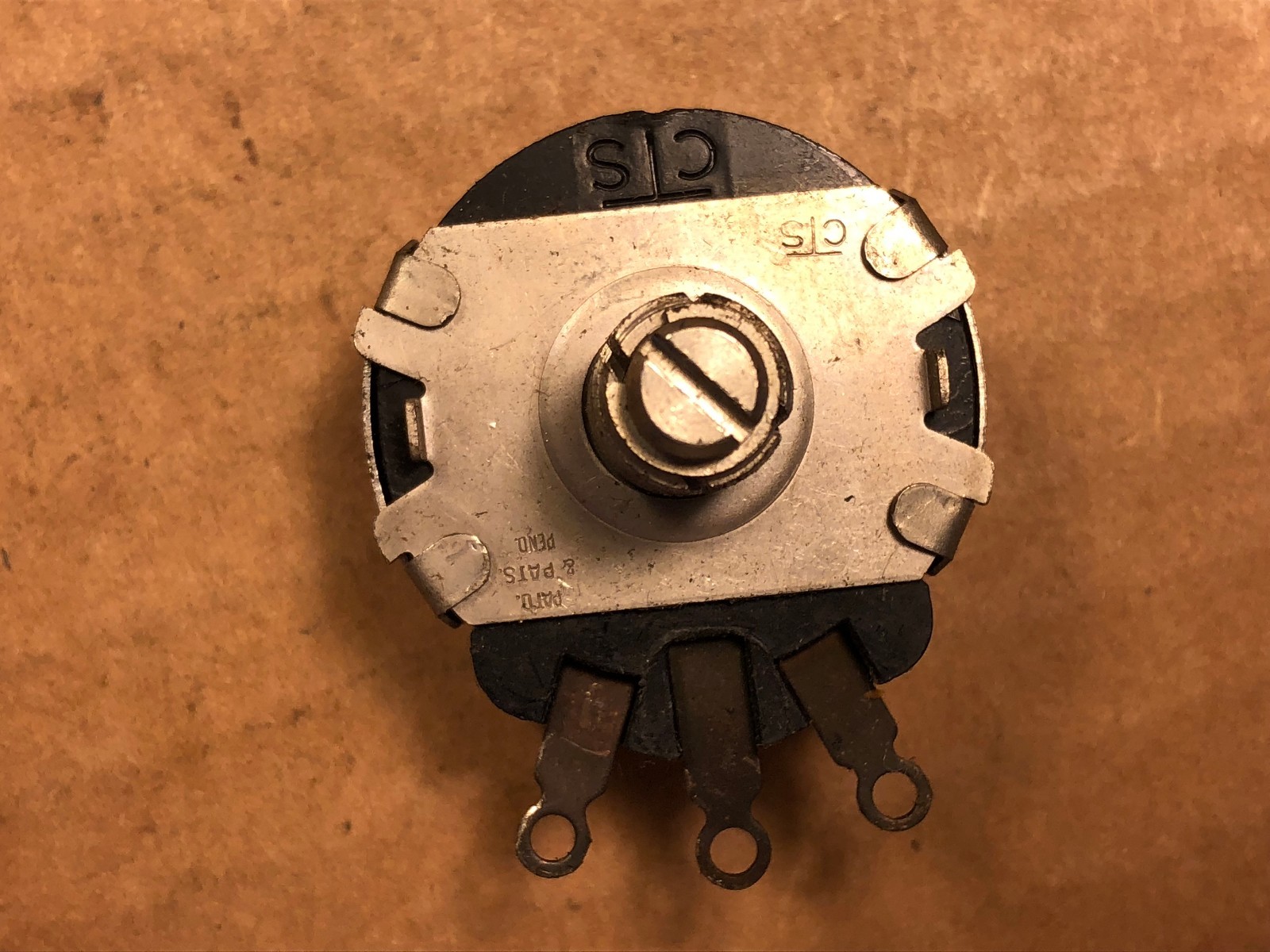 NOS Vintage CTS 10k ohm Bias Potentiometer 1957 Tube Amp Linear 