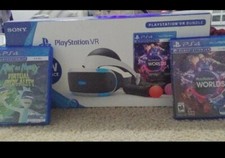PS4 Complete VR Virtual Reality + 2 Games Are...