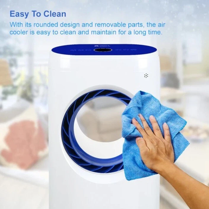 Homcom Bladeless fan water cooled 3.5L fan humidifier and ioniser - Image 3 of 4