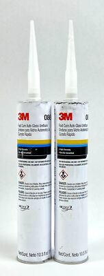 3M 08690 Fast Cure Auto Glass Urethane Cartridge 10.5 oz Set of 2