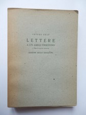 ZIBALDONE PITTONI Trieste LETTERE a un amico triestino Arturo Graf 1951  