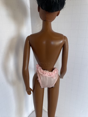 Vtg Barbie Christie Doll African American Black AA 1990s Friend Pink Underwear - Picture 10 of 16