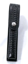 DUTYMAN 2821 FLASHLIGHT HOLSTER STINGER BASKET WEAVE NICKLE SNAP