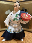 JAPANESE GENUINE HAKATA DOLL ASSOCIATION Clay Samurai figurine RARE