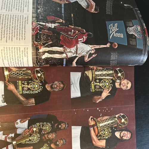 SLAM Magazine August/September 2023 NBA DENVER NUGGETS NIKOLA JOKIC Newsstand! - Picture 6 of 13