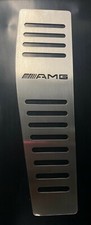 Mercedes A35 AMG�Footrest in Brushed Stainless Steel with black rubber backing 
