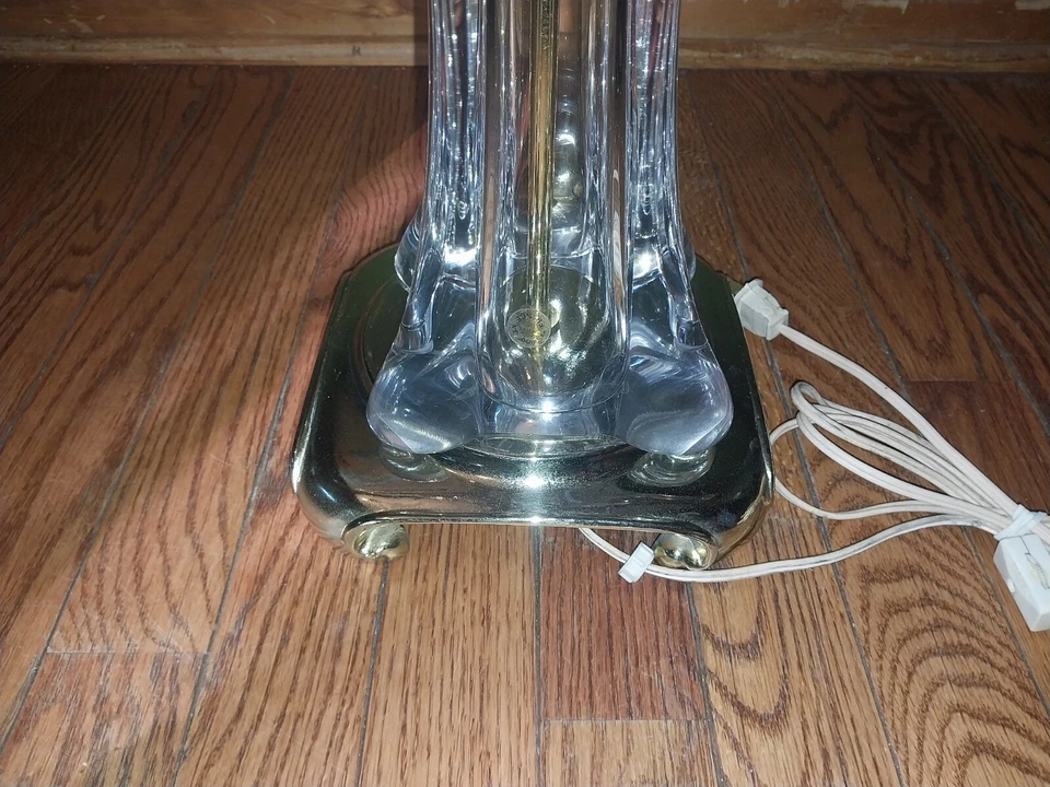 Lámpara grande de cristal Cofrac Art Verrier Foto 4 de 4