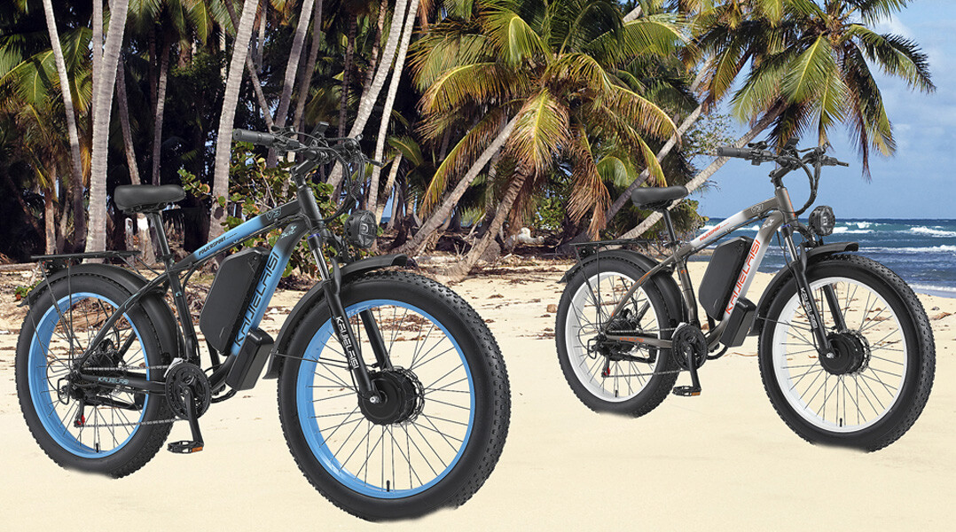 35MPH 2000W Electric Mountain Bicycle 48V 23Ah 26" FatTire ebike for