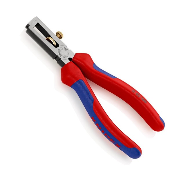 Knipex Abisolierzange Poliert 160Mm 2-Komponenten-Griff Nr. 11 02 160-image