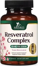 Resveratrol Capsules 1800mg Natural Antioxidant, Anti Aging, Anti Inflammatory
