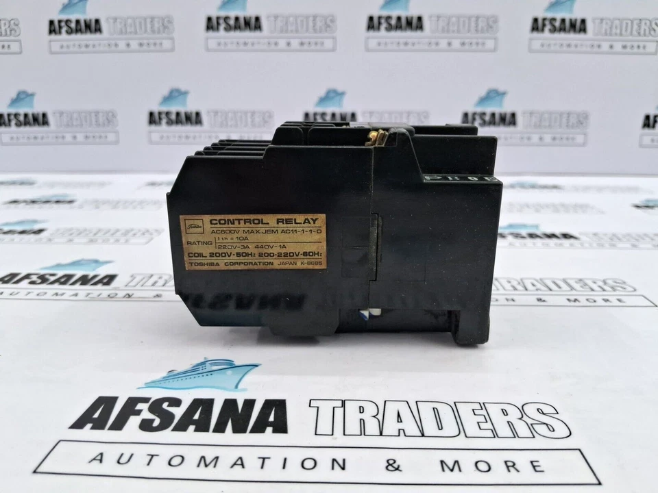 Relé de control Toshiba a8-44 / a8-44 (4a4b) ac600v máx. jem ac11-1-1-0 10a Foto 4 de 4