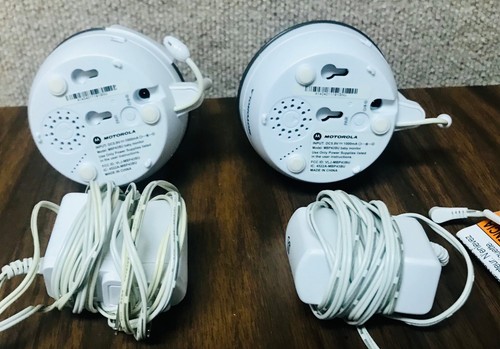 Motorola MBP43BU Baby Monitor Cameras (2) With Adaptors - PARTS ONLY, NO MONITOR - Picture 5 of 6