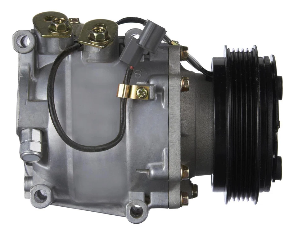 A/C Compressor w/ Clutch for Honda Prelude 1992 1993 1994 1995 1996 - Image 3 of 4