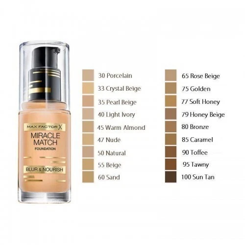 Max Factor Wunder Match Unschärfe & Nähren Grundierung - Bild 2 von 2