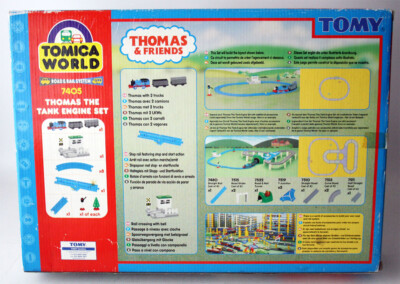 RARE 2001 THOMAS & FRIENDS THE TANK ENGINE SET MOTOR TOMICA WORLD