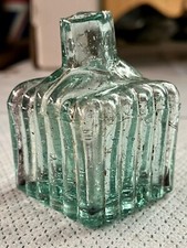 1890&rsquo;s Giant Sized Aqua Ink Bottle  (H299)