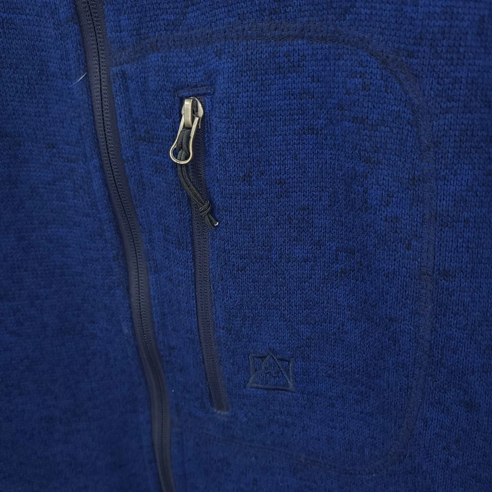 Avalance Jacket Mens 2XL Blue Full Zip Pockets Fleece Outdoors Fleece Thermal - Image 3 of 4