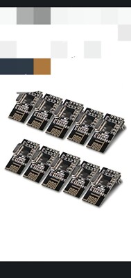 MakerFocus 10pcs NRF24L01 + 2.4GHz Wireless RF Transceiver Module