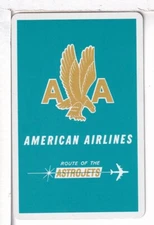 Single Airline Playing Card "American Airlines, AAL 205B Chan/Mertens #, Stand
