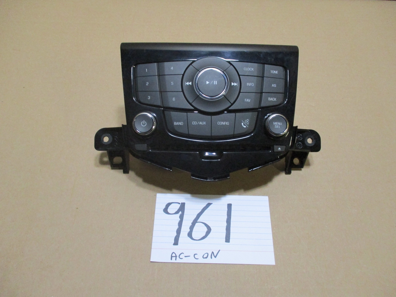 12 13 14 Chevrolet Cruze RADIO Control Panel Used Stock #961-AC