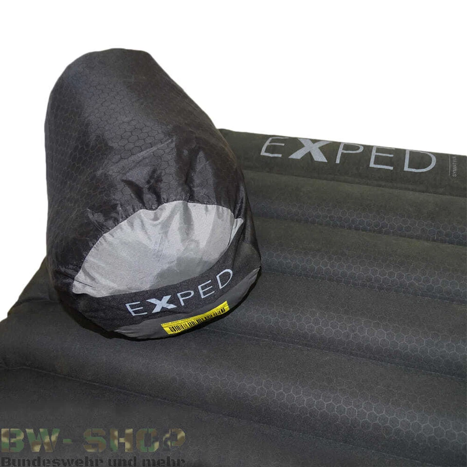 ORIGINAL GERMAN ARMY KSK sleeping mat exped + bag BW air mattress special forces - Image 2 of 3