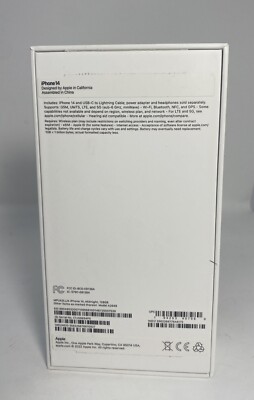Iphone14 本体 128GB midnight 箱・ケース付き Box Only Apple iPhone 14 Midnight 128GB NO PHONE EMPTY BOX