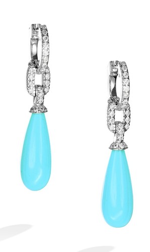 Boucles D'oreilles Clous Diamant Simulé 4 Carats - Finition Or Blanc 14K Sur Argent 925, Neuf Avec étiquettes